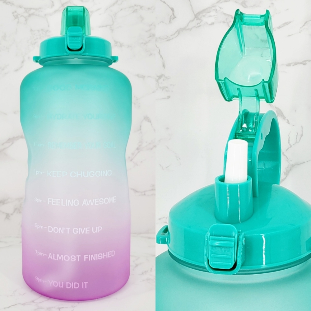 1 Gallon 128oz Motivational Water Bottle